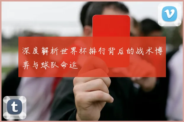深度解析世界杯排行背后的战术博弈与球队命运